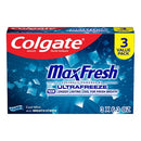 Colgate Max Fresh Toothpaste Cool Mint 6.3oz/3pk - Imperfect Box