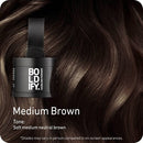 BOLDIFY Root Touch Up Powder with Brush Covers Grays Medium Brown - Imperfect Box
