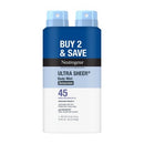 Neutrogena Ultra Sheer Spray Twin Pack SPF 45 - Imperfect Box