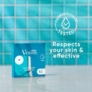 Venus for Facial Hair & Skin Care Exfoliating Dermaplaning Razor Blade Refills 4ct - New