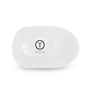 TELETIES Medium Flat Round Hair Clip Coconut White - New