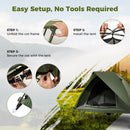 2-Person Camping Cot Tent Foldable Off-Ground Camping Combo for Adults