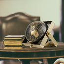 Geographic 6/ 8/ 10 Inch World Globe with Clear Printing and Square Frame