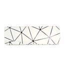 Geometric Eyeglass Case with Magnetic Closure in White and Black