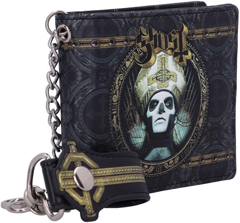 Ghost Rock Band Gold Meliora Chain Wallet