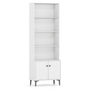 Giantex Bookshelf with Doors and 2 Anti-Tipping Kits for Home Office