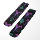 Goat Skulls and Pentacles Socks