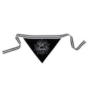 Got Treats Black Pet Bandana | 9" W x 6" H