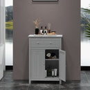 Free Standing Bathroom Storage Cabinet with Large Drawer