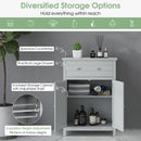 Free Standing Bathroom Storage Cabinet with Large Drawer