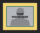 MLB Baseball Photo Picture Frame Kit - Oakland Athletics (Yellow Matting, Green Trim)