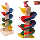Mini Colorful Tree Marble Ball Run – Montessori Wooden Educational Toy