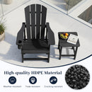 HDPE Adirondack Chair with Realistic Wood Grain