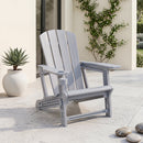 HDPE Adirondack Chair with Realistic Wood Grain