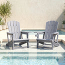 HDPE Adirondack Chair with Realistic Wood Grain