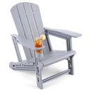 HDPE Adirondack Chair with Realistic Wood Grain