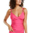 Calvin Klein Ruched Tummy-Control Tankini Top, Size Small