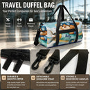 Personalized Pilot Teddy Bear Duffel Bag with Custom Name ā Baby Travel, Gym & Weekend Bag