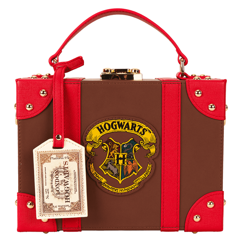 Loungefly Harry Potter Hogwarts Express Luggage Trunk Crossbody Bag