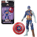 Marvel Legends: What If? - Zombie Captain America 6-Inch Action Figure (Watcher Major Build-A-Figure)