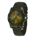 Men's Casual Military Quartz Sport Watch – Soft Nylon Band