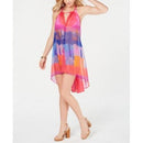 International Concepts Women's Tie-Dyed Beach Dress, Pink Multi, One Size