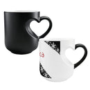 Personalized Heat-Reveal Snowflake Mug | Custom Name Winter Gift