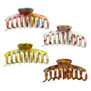 Hair Clip Gift Set of 4 | Lobster-Style Large Claws Pack | Printed Hair Claw Clips in a Gift Box