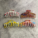 Hair Clip Gift Set of 4 | Lobster-Style Large Claws Pack | Printed Hair Claw Clips in a Gift Box