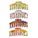 Hair Clip Gift Set of 4 | Lobster-Style Large Claws Pack | Printed Hair Claw Clips in a Gift Box