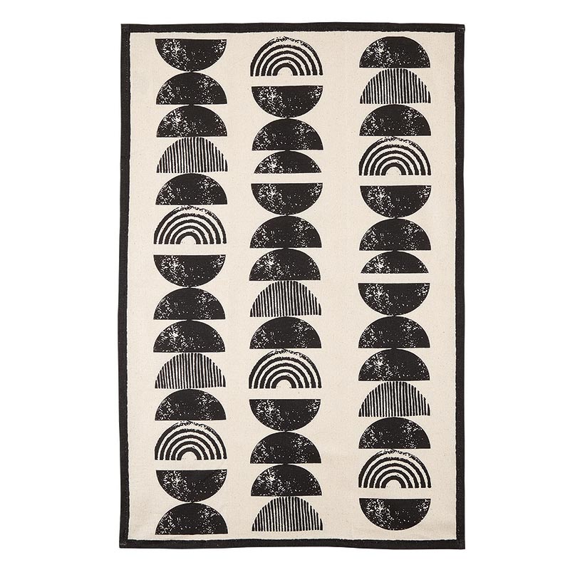 Half Circles Kitchen Tea Towel | 18