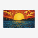 Setting Yellow Sun Playmat