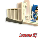 Hall of Justice Floating Shelf | Fits Funko Town | Screws included