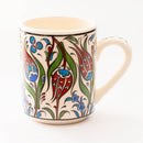 Handmade in Türkiye Ceramic Botanical Mugs - 9 Styles, Mix and Match