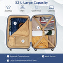 Hardside Luggage with Spinner Wheels with TSA Lock and Height Adjustable Handle
