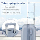 Hardside Luggage with Spinner Wheels with TSA Lock and Height Adjustable Handle