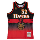 Christian Laettner Atlanta Hawks Mitchell & Ness Red Hardwood Classics 1996-97 Swingman Jersey