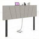 Headboard for Queen and Full Size Bed Geometric Upholstered Head Board
