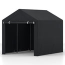 Portable Storage Shed with Roll-Up Zipper Door