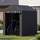 Portable Storage Shed with Roll-Up Zipper Door