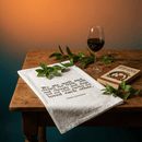Hemingway Quote "We Ate Well and Loved Each Other" Thirsty Boy Dish Towel | Cotton Flour Sack Kitchen Towel | 30" x 30"