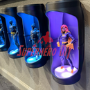 Hero Pod for 1:12 scale – Wall-Mountable Action Figure Display compatible with light-up LED pucks
