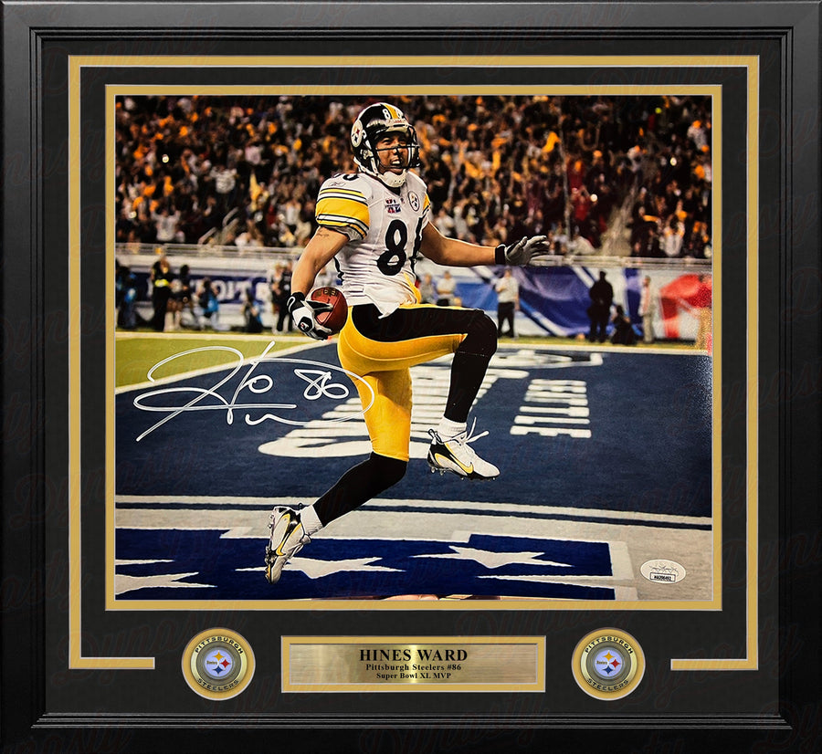 Hines Ward Super Bowl Touchdown Pittsburgh Steelers Autographed 11