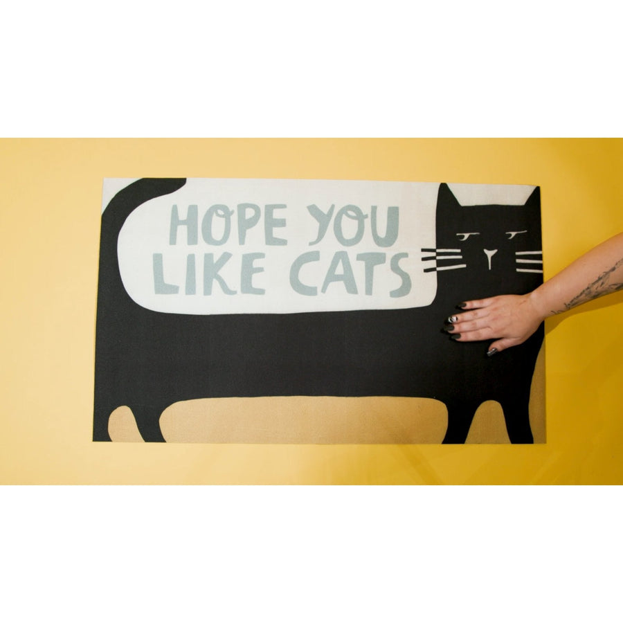 Hope You Like Cats Doormat Entryway Indoor/Outdoor Rug | 34