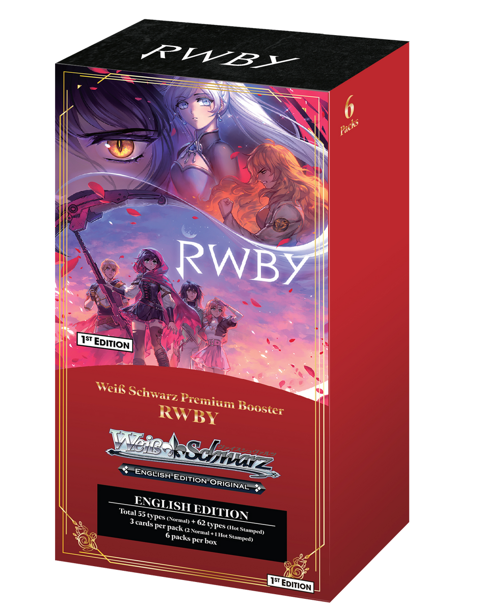 rwby booster box Weiss Schwarz WBY is coming to Wei Schwarz as an English Edition Original Buy Wei Schwarz Supply Set: