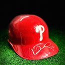Darick Hall Philadelphia Phillies Autographed Helmet