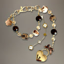Leopard Luxe Deluxe Tumbler Charm Necklace