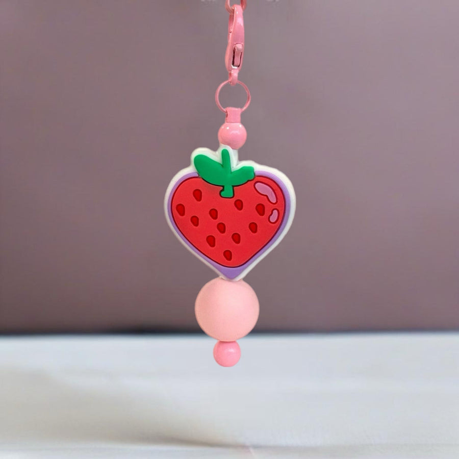 Strawberry Bar Charm - Tumbler Handle Charm