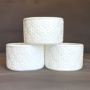 WHITE SHIMMER SNOWFLAKES Tumbler Boot -fits 20-40oz New!