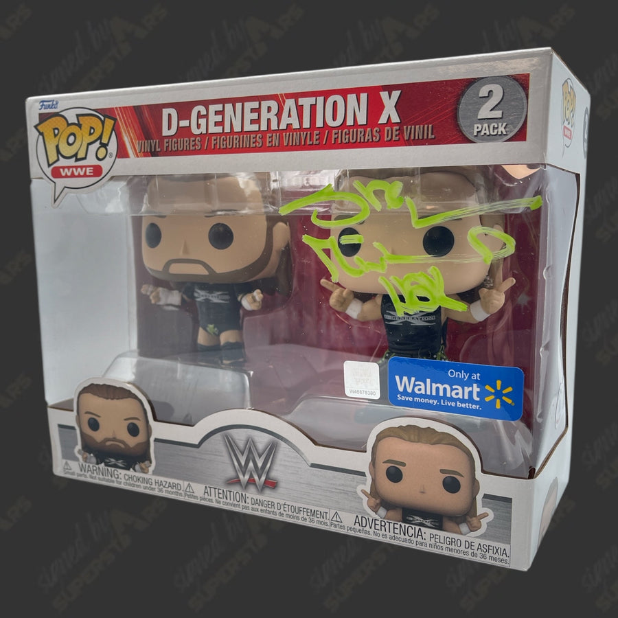 Shawn Michaels signed WWE Funko POP Figure D-Generation X 2pack (w/ Beckett)